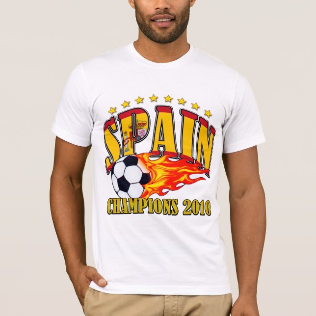 Camiseta A espanha patrocina 2010 (Frente)