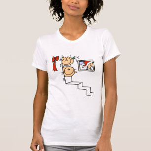 Camiseta À espera de T-shirts e presentes de Papais noeis