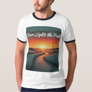 Camiseta A esperança acende o caminho