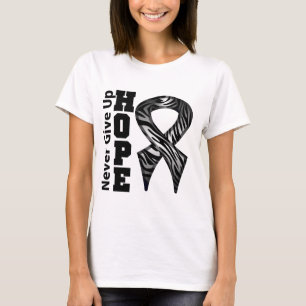 Camiseta A esperança Carcinoid do cancer nunca dá acima