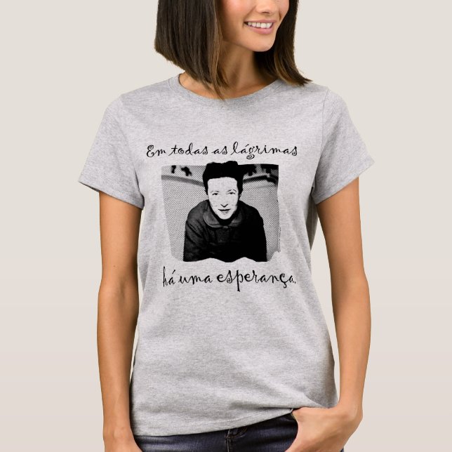 Camiseta A Esperança de Simone de Beauvoir (Frente)