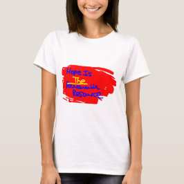 Camiseta A esperança é O recurso renovado