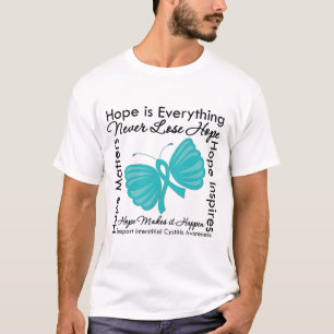 Camiseta A esperança é tudo consciência intersticial da