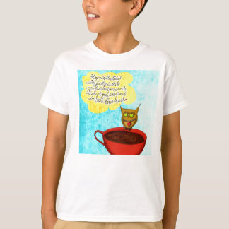 Camiseta A esperança flutua o amor do café