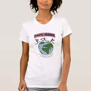 Camiseta A esperança funciona camisola de alças Running d