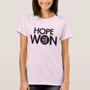 Camiseta A ESPERANÇA GANHOU o t-shirt