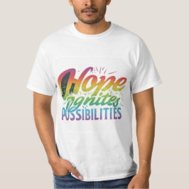 Camiseta A Esperança Ignora Possibilidades 💕 T-shirt 💕 es