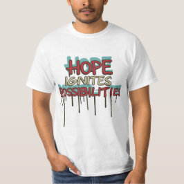 Camiseta A Esperança Ignora Possibilidades 💕 T-shirt 💕 es
