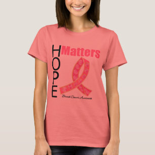 Camiseta A esperança importa fita de pedra preciosa do