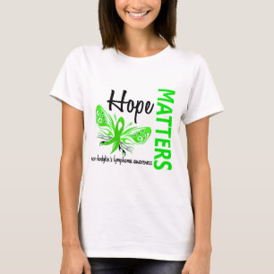 Camiseta A esperança importa linfoma Non-Hodgkin da