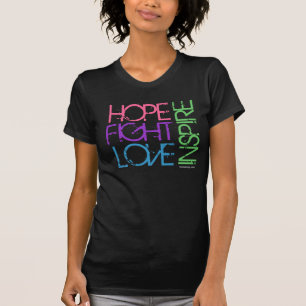 Camiseta A esperança, luta, amor, inspira
