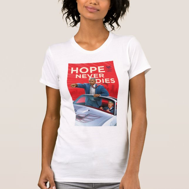 Camiseta A esperança nunca morre (Frente)