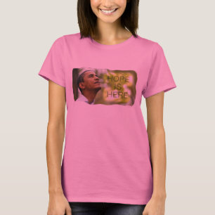 Camiseta A esperança por muito tempo Sleeved das senhoras