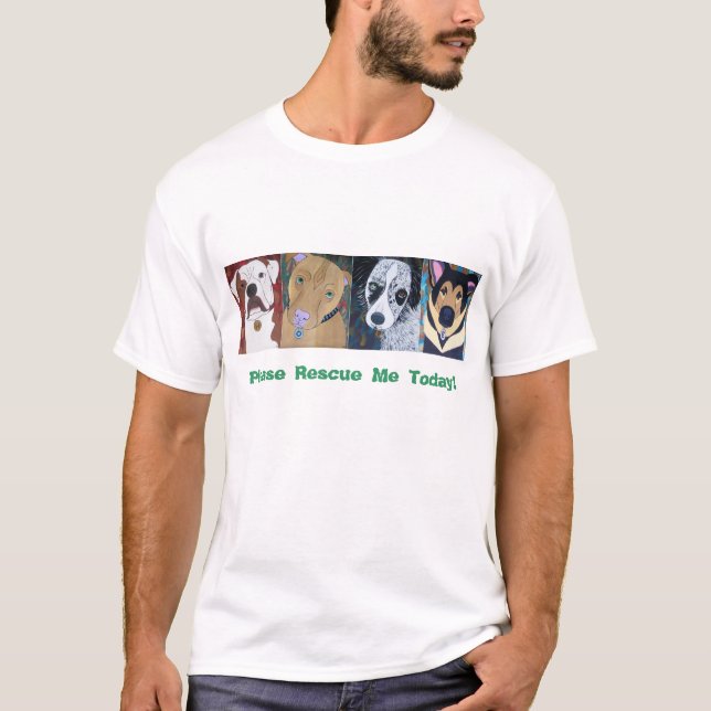 Camiseta A ESPERANÇA salva-me por favor hoje t-shirt (Frente)