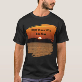 Camiseta A Esperança Sobe Com O Sol
