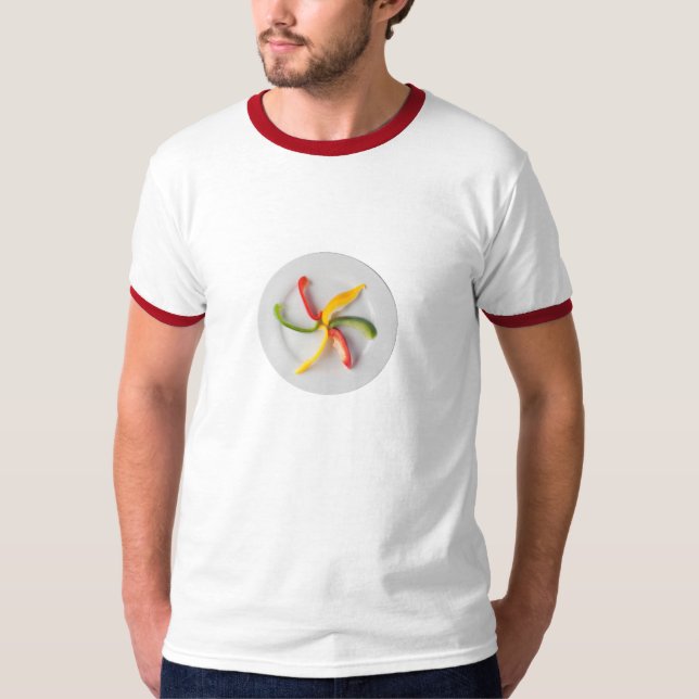 Camiseta A espiral salpica o t-shirt (Frente)
