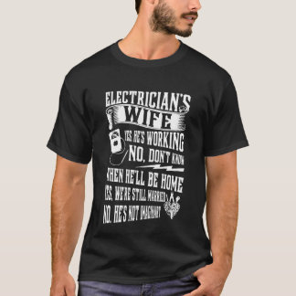 Camiseta A esposa do eletricista
