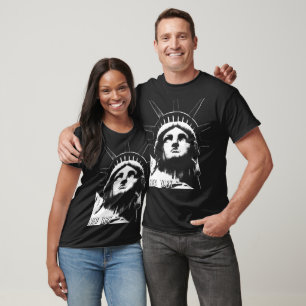 Camiseta A estátua da liberdade dos homens do t-shirt de