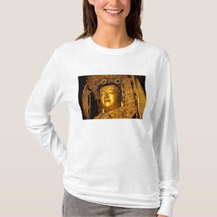 Camiseta A estátua de Jowo Buddha dourada, o Templo Jokhang