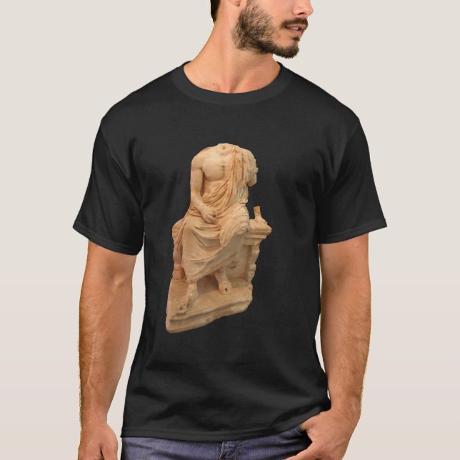 Camiseta A Estátua Filósofa Não Identificada Do Bouleut (Frente)