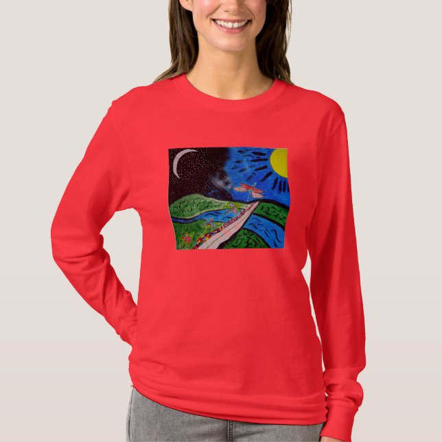 Camiseta A estrada (Frente)