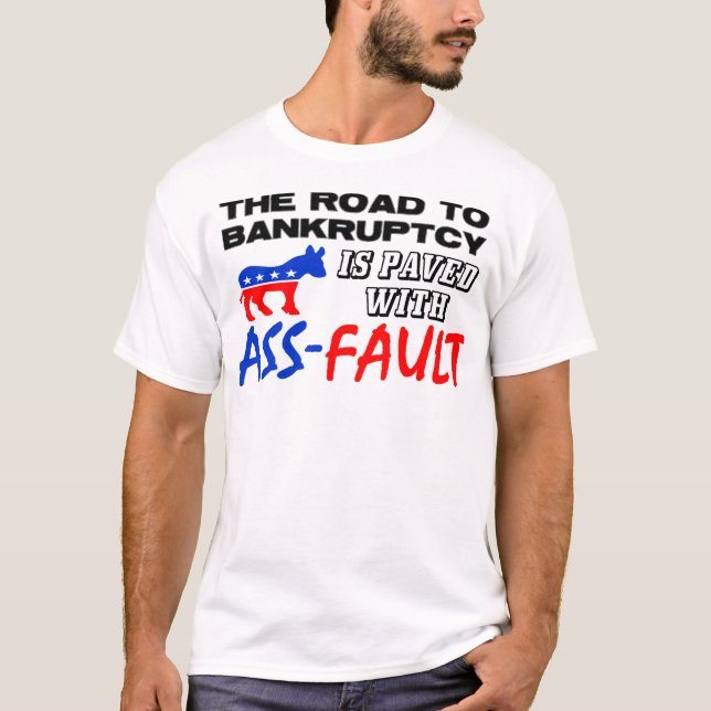 Camiseta A estrada à falência! (Frente)