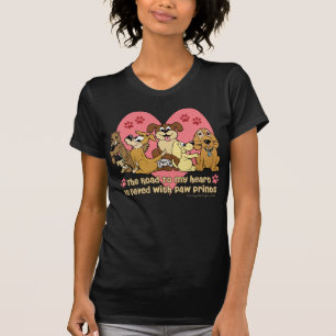 Camiseta A estrada a meu cão do coração