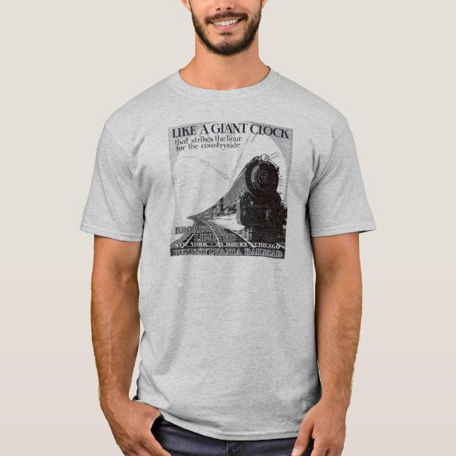 Camiseta A estrada de ferro Broadway de Pensilvânia limitou (Frente)