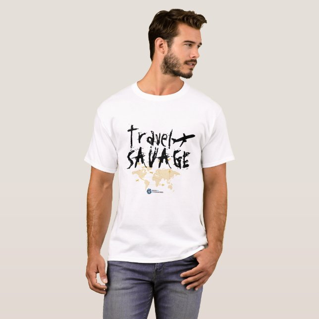 Camiseta A estrada dos homens ao t-shirt do selvagem do (Frente Completa)