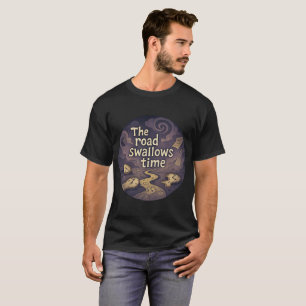 Camiseta A estrada engole o tempo T-Shirt