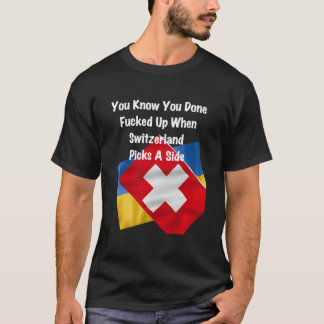Camiseta A Europa Apoia a Ucrânia Anti-Russa Eu Apoio a Ucr