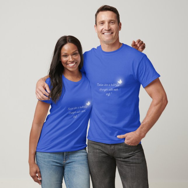 Camiseta A evolução da borboleta (Unissex)