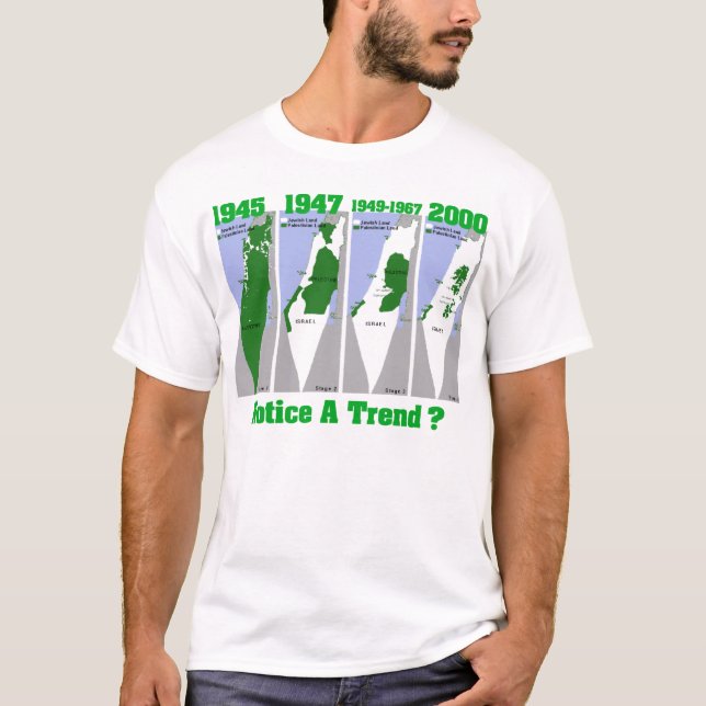 Camiseta A evolução de Palestina (Frente)