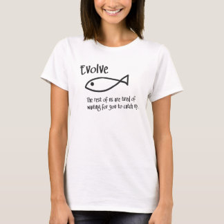 Camiseta A evolução de TLT evolui