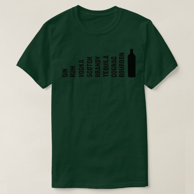 Camiseta A Evolução do Álcool (Frente do Design)
