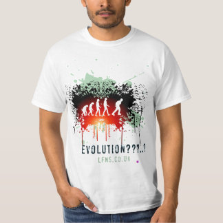 Camiseta A evolução/mantem o valor esquerdo