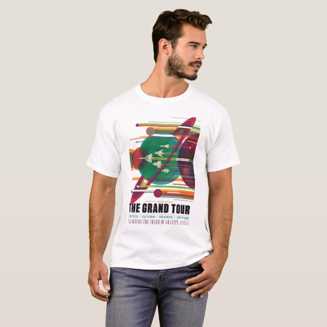 Camiseta A excursão grande (de nosso sistema solar) (Frente Completa)