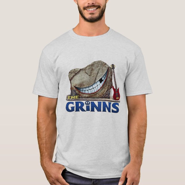 Camiseta A excursão T dos homens de GRINNS (cinzas) (Frente)