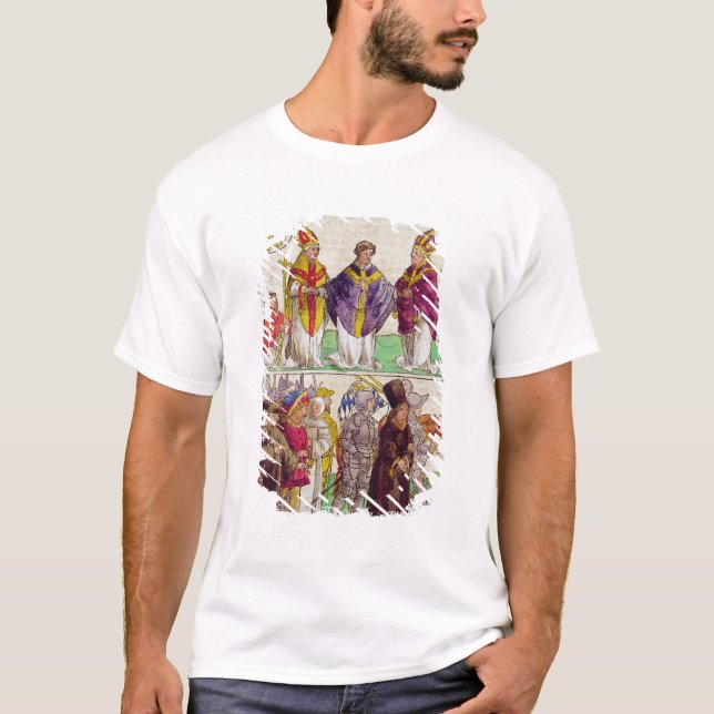Camiseta A execução de Jan Hus (Frente)