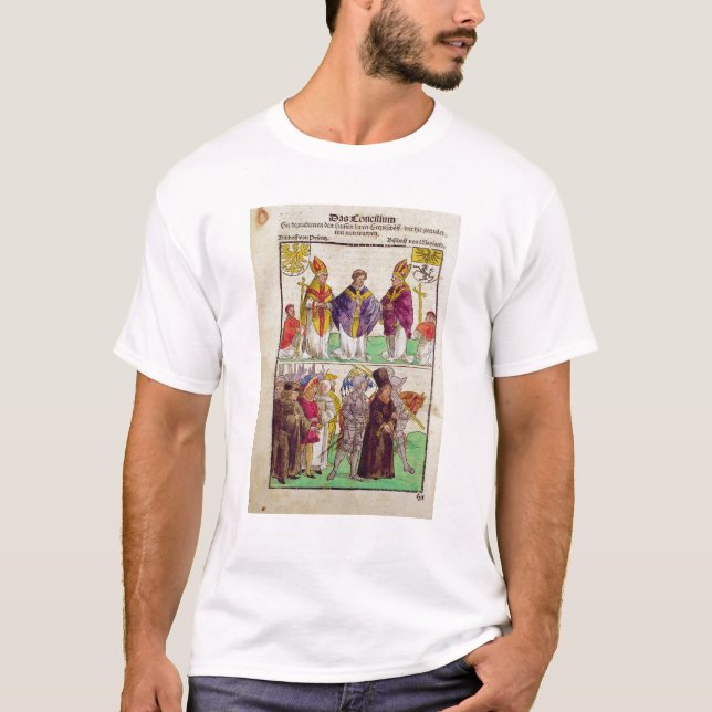 Camiseta A execução de Jan Hus (Frente)