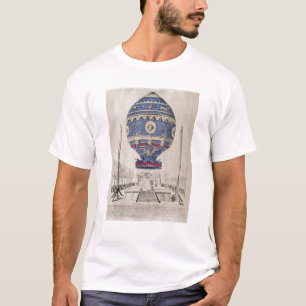 Camiseta A experiência do balão dos irmãos de Montgolfie