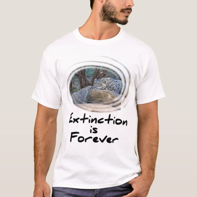 Camiseta A extinção é para sempre (Frente)