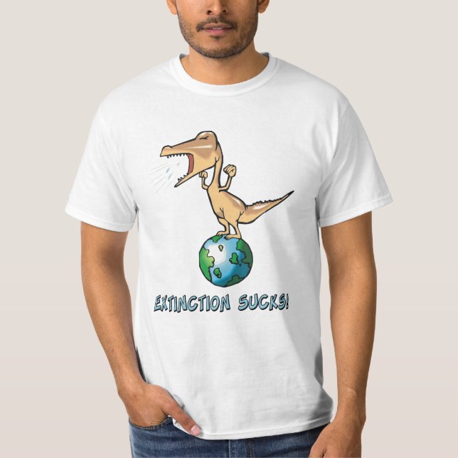 Camiseta A extinção suga o t-shirt (Frente)