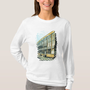 Camiseta A fábrica de calçados do Fagus, projetada por