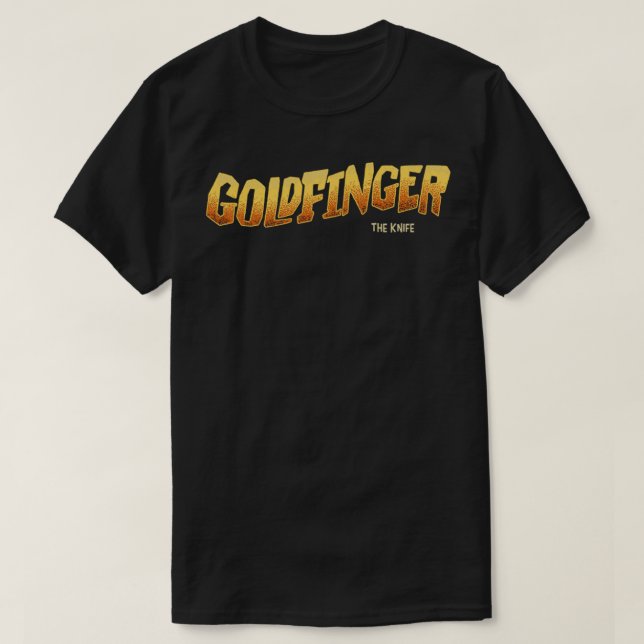 Camiseta A faca Goldfinger T-Shirt (Frente do Design)