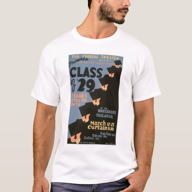 Camiseta A faculdade gradua WPA 1937 (Frente)