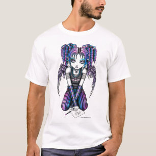 Camiseta A fada bonito do desenho de Ariel Emo caçoa a