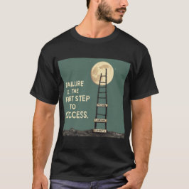 Camiseta A falha é o primeiro passo para o sucesso -