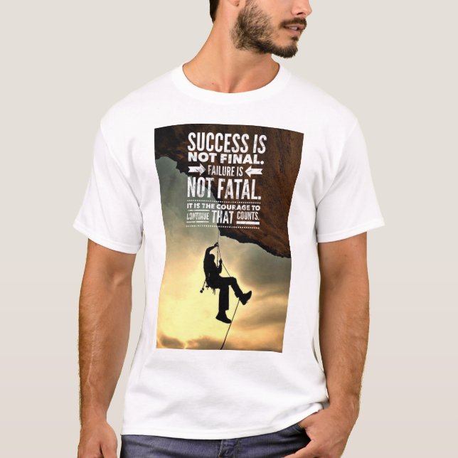 Camiseta A falha não é inspirada fatal equipa o TShirt (Frente)