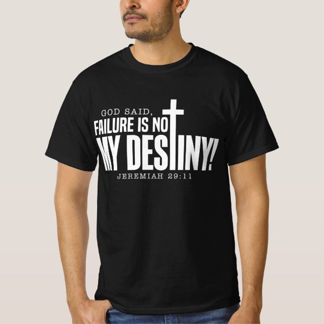 CAMISETA A FALHA NÃO É O MEU DESTINO (1) (Frente)